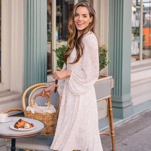 Gal Meets Glam Esther Dress Cream **NO BELT**